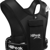 HiiPeak Светлоотразителна жилетка за бягане с патентован джоб държач за телефон, снимка 1 - Спортна екипировка - 44988336