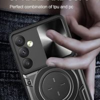 Нов Черен Калъф кейс гръб BonYonka за телефон Samsung A54 5G с Въртяща Стойка Защита Самсунг, снимка 6 - Калъфи, кейсове - 45469057