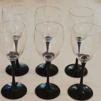 10 чаши за вино с черно столче Easy Plus, Германия. , снимка 2 - Чаши - 45753070