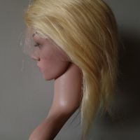 Руса лейс фронт перука естествена коса 35/40 см, снимка 9 - Аксесоари за коса - 45341942