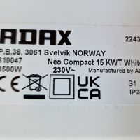 Конвектор ADAX Neo Compact 1,5kW Wi-Fi, снимка 3 - Отоплителни печки - 45606884