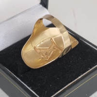 Златен пръстен 14к, проба 585 , снимка 4 - Пръстени - 45021170