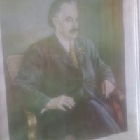 Портрет с рамка на Другаря Георги Димитров , снимка 1 - Антикварни и старинни предмети - 45097367