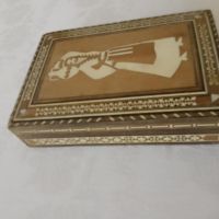     кутия за бижута със зия Близкия изток, кутии с инкрустиран седеф от народното изкуство, дървена , снимка 11 - Колекции - 45523823