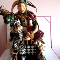 Уникална Стара Кукла-Жокер,Клоун, снимка 11 - Антикварни и старинни предмети - 46098271