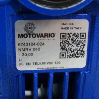 Червячен редуктор MOTOVARIO NHPV040 worm gear reducer i:30.00, снимка 4 - Резервни части за машини - 45727051