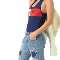 Tommy Jeans 90S Bodysuit Hilfiger Denim - страхотно дамско боди ХС, снимка 2 - Корсети, бюстиета, топове - 45344654