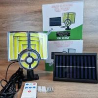 Соларна индукционна улична лампа,външен сензор за слънчево движение с дистанционно управление, снимка 1 - Соларни лампи - 45880667