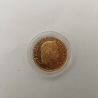 50 златни франка Наполеон с венец, снимка 3 - Нумизматика и бонистика - 45062623
