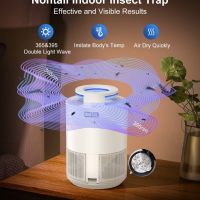 NONTAIL Преносим Електрически 360° UV LED капан за насекоми/USB зареждаем/100% безопасен/тих, снимка 1 - Други стоки за дома - 45639345