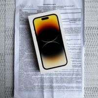 НОВ❗️ 36мес Гаранция❗️ iPhone 14 Pro ❗️лизинг от 66лв ❗️gold ❗️ златен, снимка 1 - Apple iPhone - 45539161