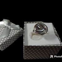 Сребърен пръстен, снимка 1 - Пръстени - 45201101