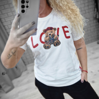 Дамска тениска "Love", снимка 1 - Тениски - 44938284