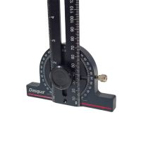 Алуминиев мулрифункциобален инструмент за измервания и чертане Dasqua 280мм, снимка 2 - Други инструменти - 45083588