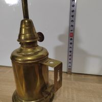 Стара месингова лампа., снимка 4 - Антикварни и старинни предмети - 45178658
