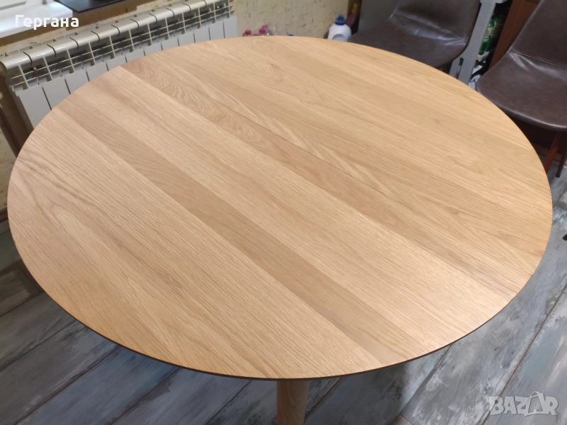 Маса Jysk MARSTRAND Ø110/110x200, снимка 1