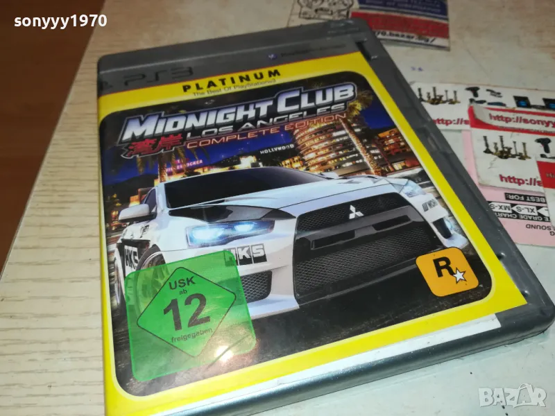 SONY PS3 GAME-MIDNIGHT CLUB LOS ANGELES 0202251934, снимка 1