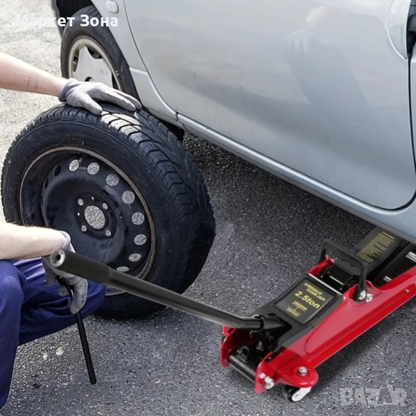 Хидравличен подемник Крокодил за кола 2.5 и 4 тона с нисък профил, снимка 1