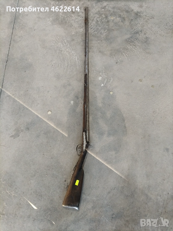 СТАРА КАПСУЛНА ПУШКА ЕДНОЦЕВКА , снимка 1