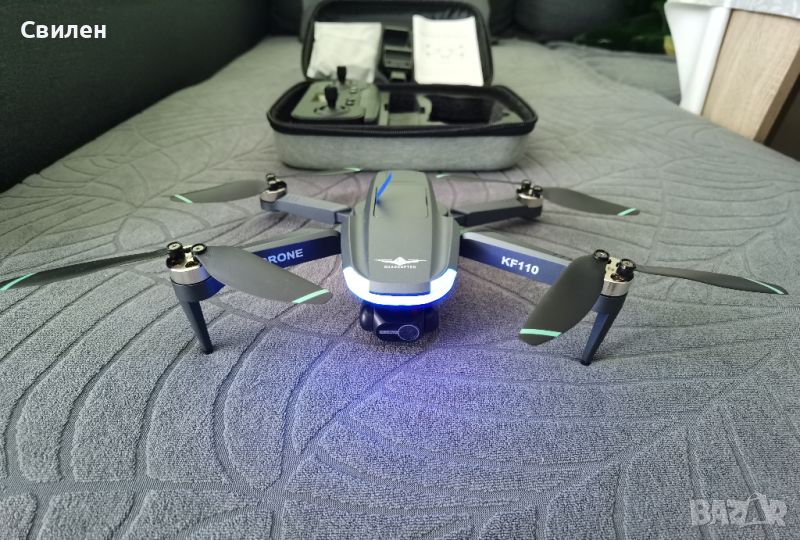 Професионален дрон KF110 Pro GPS 4K 2-axis gimble 2км 25 мин полет, снимка 1