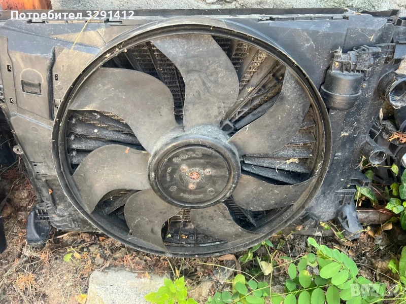Перка за охлаждане , вентилатор Mercedes W204 W212, снимка 1