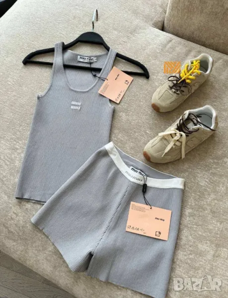 дамски екипи от фино плетиво рипс miu miu, снимка 1