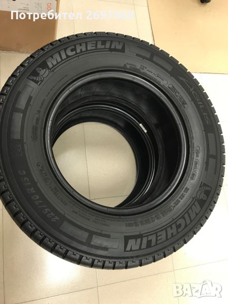 Гуми MICHELIN Agilis 225/70/15C Грайфер на 90%, снимка 1