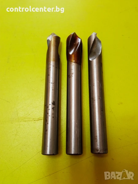 Центрови свредла маркиращи ф12.00 ,заточване на 90°,със 18% волфрам,високоякостни,идеални и за фаски, снимка 1