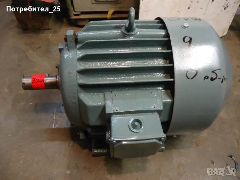 Трифазен ел. мотор 3кв -940об/мин., снимка 1