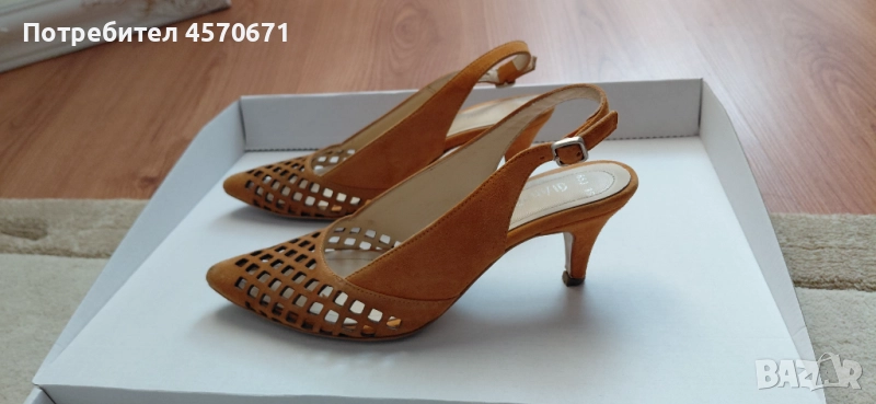 Сандали от естествен велур, снимка 1