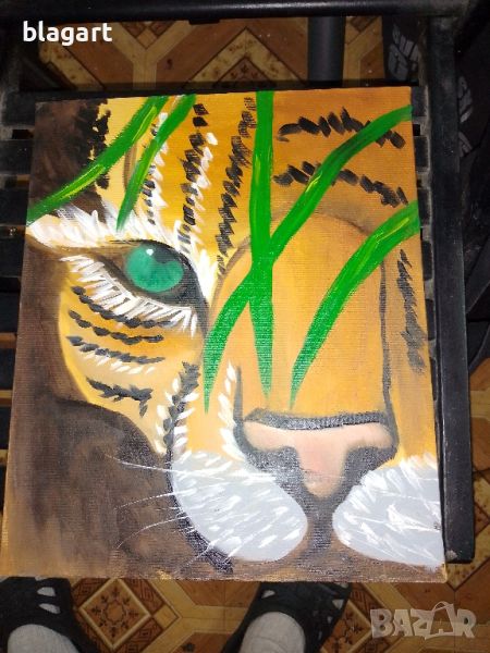 картина "Окото на тигъра", снимка 1