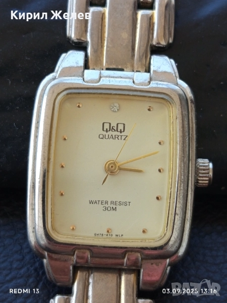 Марков дамски часовник Q/Q QUARTZ JAPAN MOVT стилен дизайн 49048, снимка 1