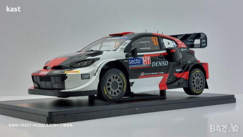 KAST-Models Умален модел на Toyota GR YARIS Rally1 2023 IXO 1/18, снимка 1