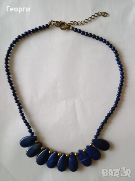 Колие с лапис лазули, снимка 1