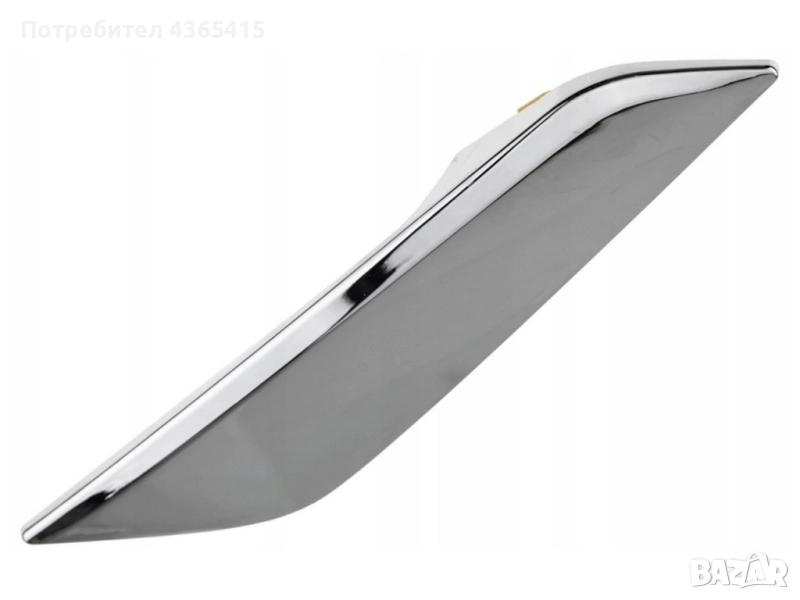 Лайстна за преден десен калник на BMW 5 G30/G31 (2017-2020) Хром, снимка 1