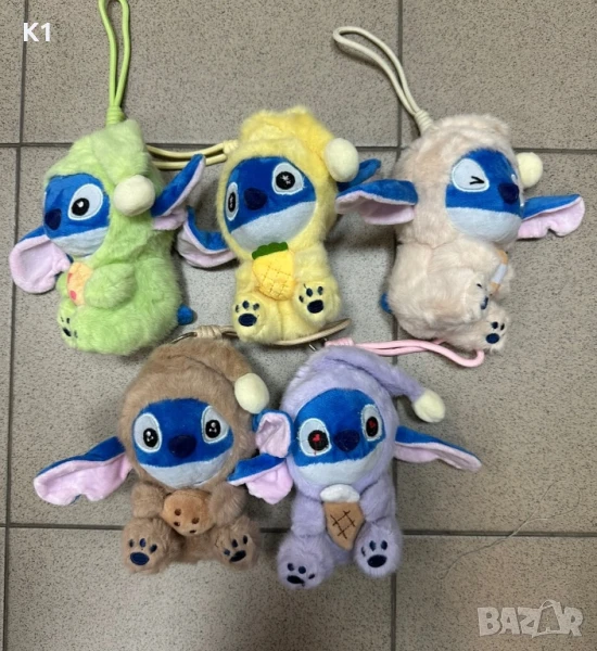 Labubu Stitch, Лабубу Стич Ключодържател, снимка 1