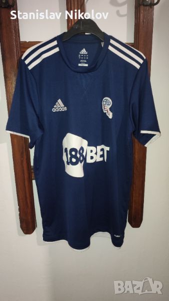 Футболна тениска на Болтън Уондърърс x Adidas 2012-2013, size L, снимка 1