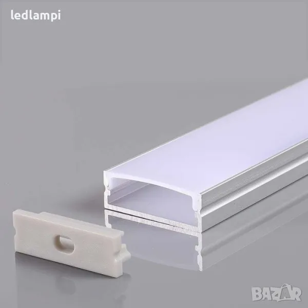 Алуминиев Профил За LED Лента 2000х30x10mm Широк, снимка 1