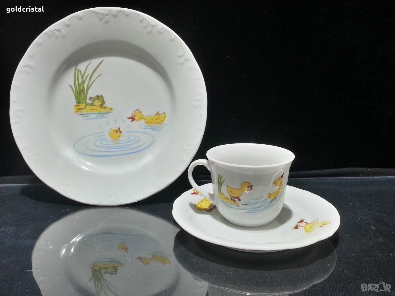български порцелан детски комплект , снимка 1