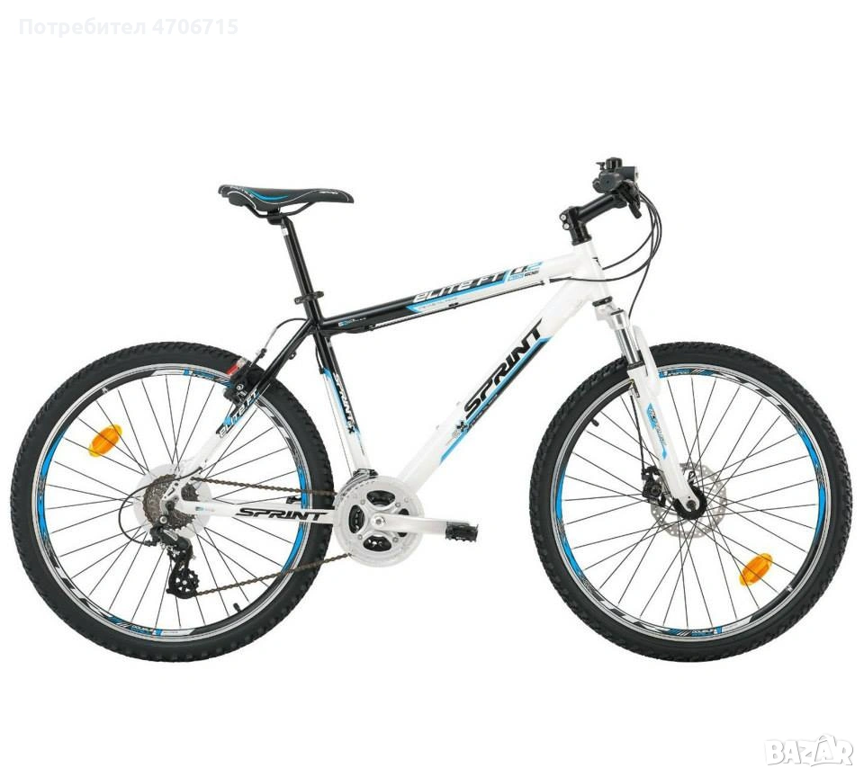 Велосипед планински Sprint ELITE FT 26" + комплект от аксесоари, снимка 1