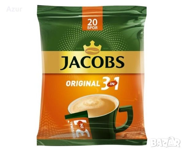 Разтворимо кафе Jacobs 3 в 1 Original Multipack – 20 бр., снимка 1