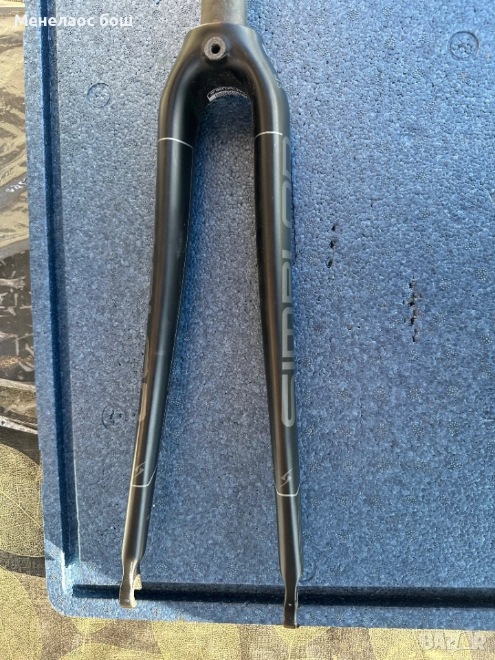 Shimano PRO PAVO – карбонова шосейна вилка (I-Cone, Carbon Monocoque, 28” / 700c)., снимка 1