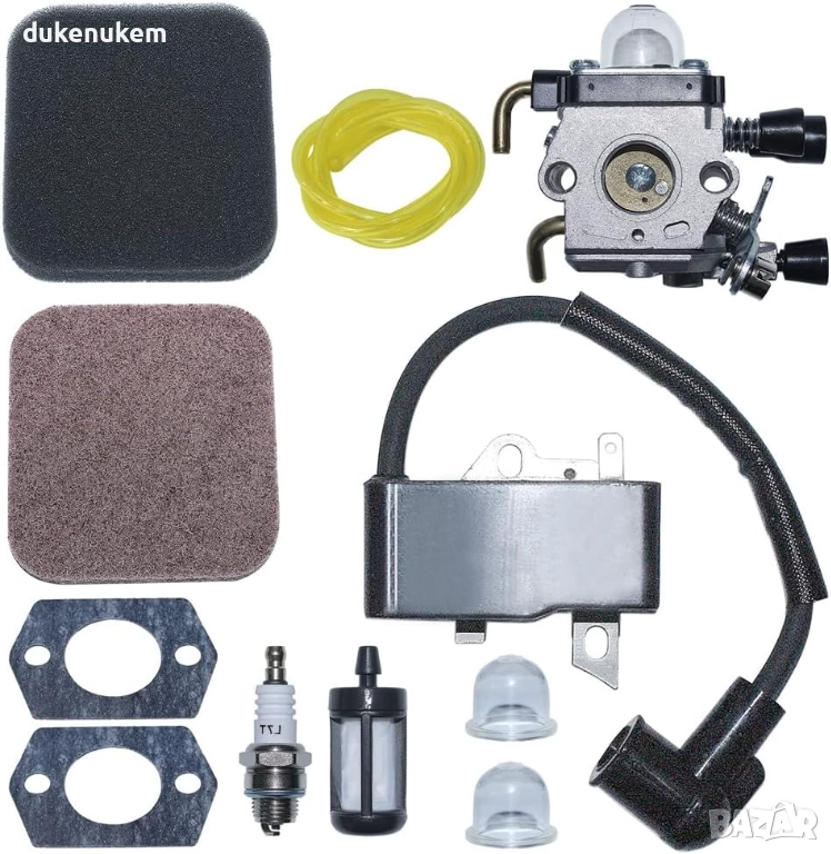 Карбуратор + Бобина комплект за Stihl FS75 / FS80 / FS85 – пълен ремонтен сет, снимка 1