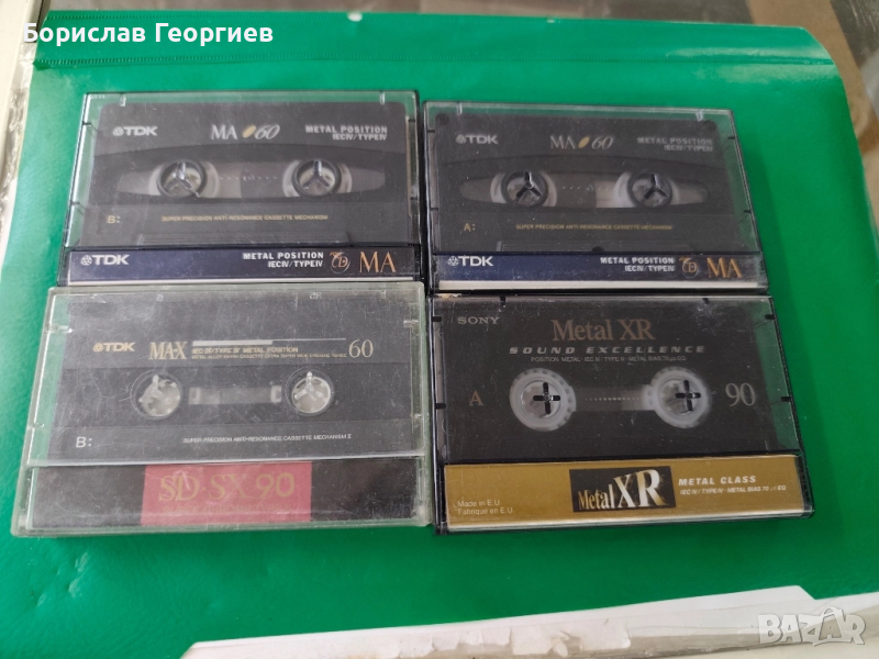 Лот аудио касетки 4 броя metal position, снимка 1