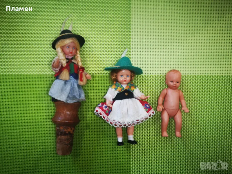 Три ретро малки кукли , снимка 1
