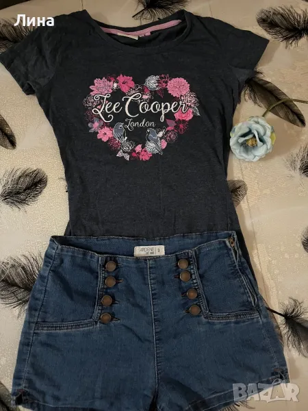 Лот къси гащи и тениска , снимка 1