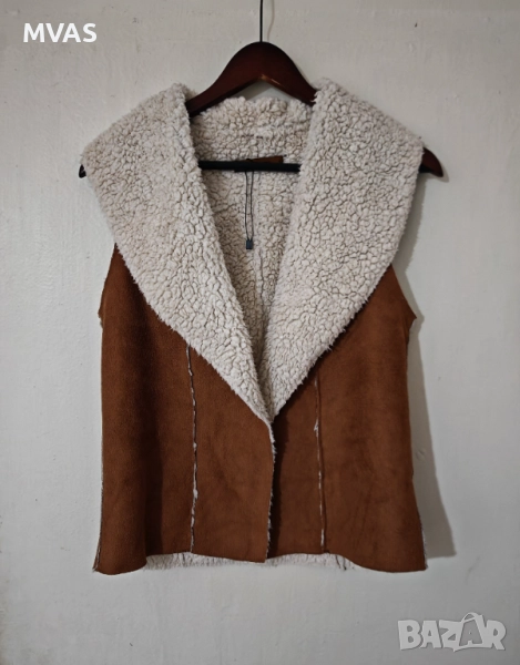 Нов New Yorker мек пухкав дамски елек S размер, снимка 1