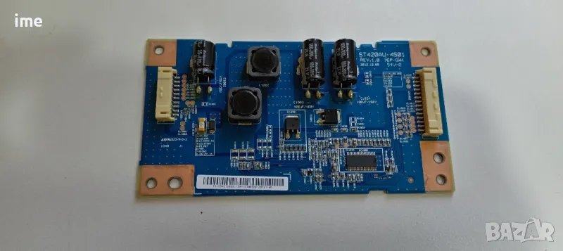 LED Driver Board, Inverter. ST420AU-4S01 REV:1.0. Свален от Телевизор Sony KDL-42W656A. Работещ., снимка 1