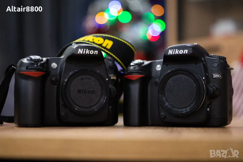 Nikon D80 комплект + втори D80 с проблем, снимка 1