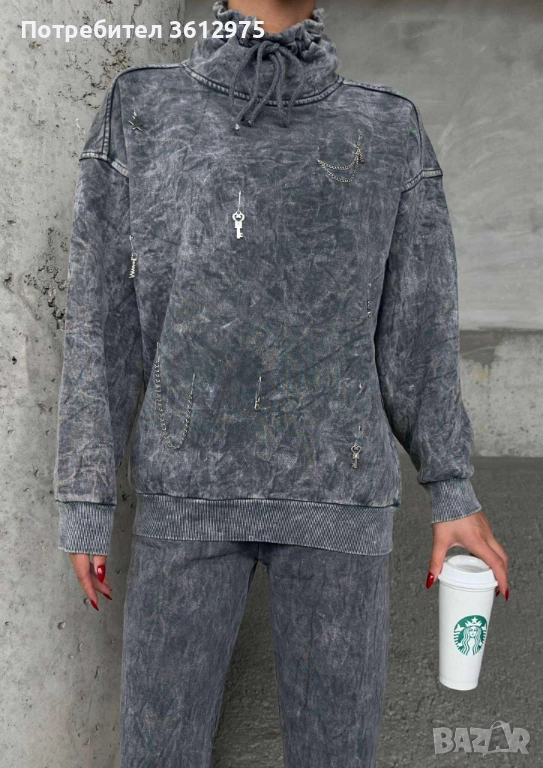Дамски сив комплект , снимка 1